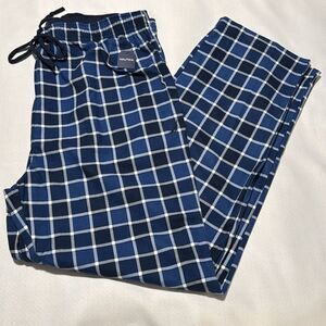 Fleece Pajama Pants Mens XL Plaid Nautica